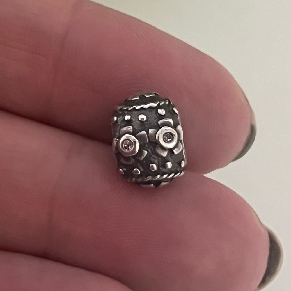 RARE Vintage Pandora Decorative Egg Easter Charm, 925